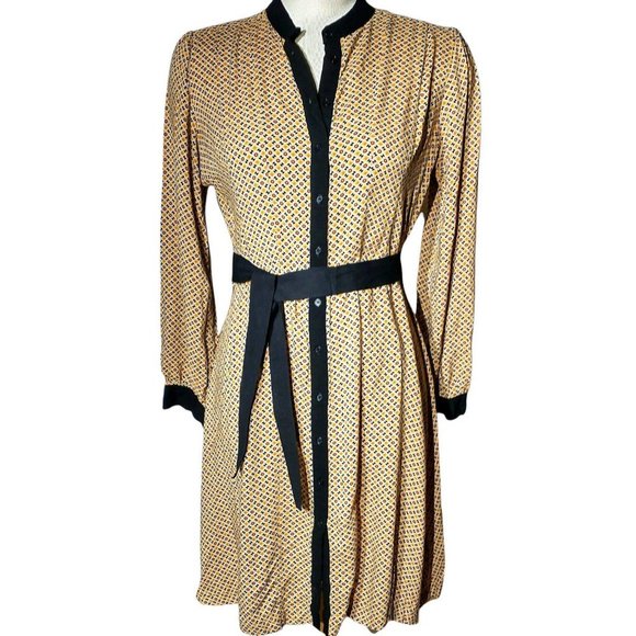 Vintage Printed Town Dress - Picture 2 of 2